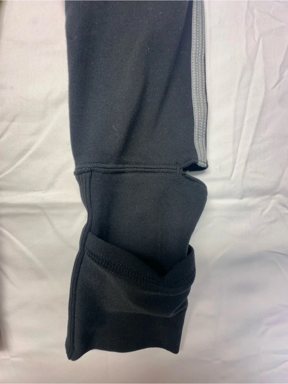 lululemon athletica Black Arm Sleeves with Reflective Stripe